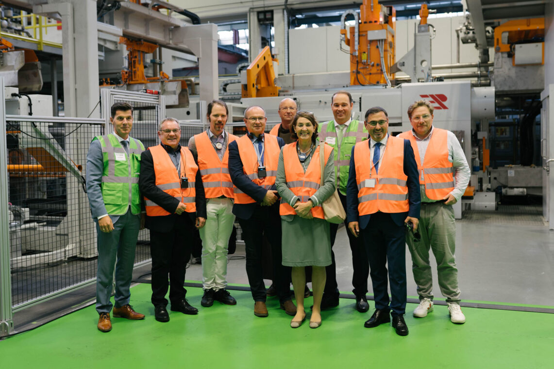 Einweihung der neuen P60 Strangpresse in Ranshofen Hammerer Aluminium