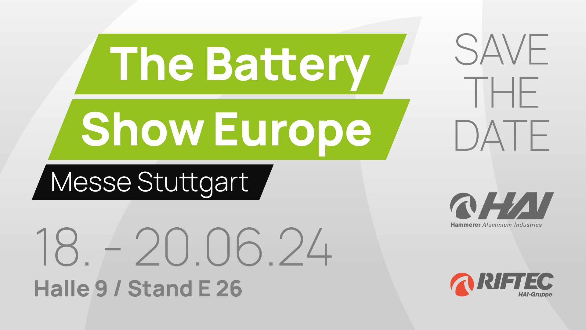 The Battery Show Europe 2024 Hammerer Aluminium Industries